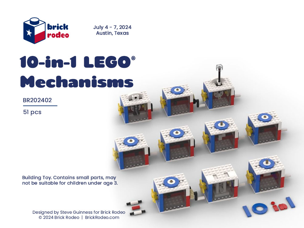 10-in-1 LEGO Mechanisms